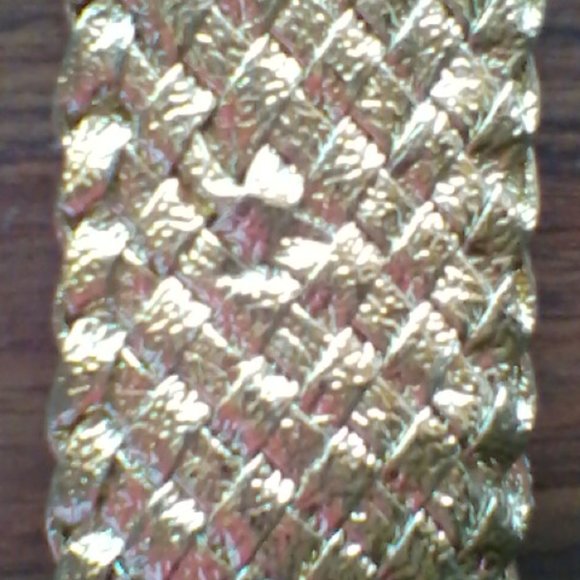 Vintage 70's Belt Gold Belt Fashion Retro - Picture 5 of 9